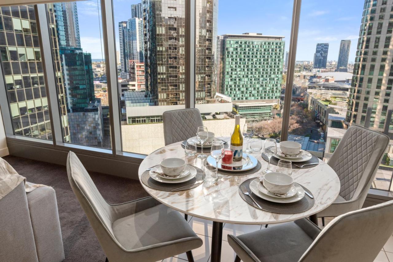 Sophisticated Designer Condo W River & City Views Melbourne Eksteriør bilde