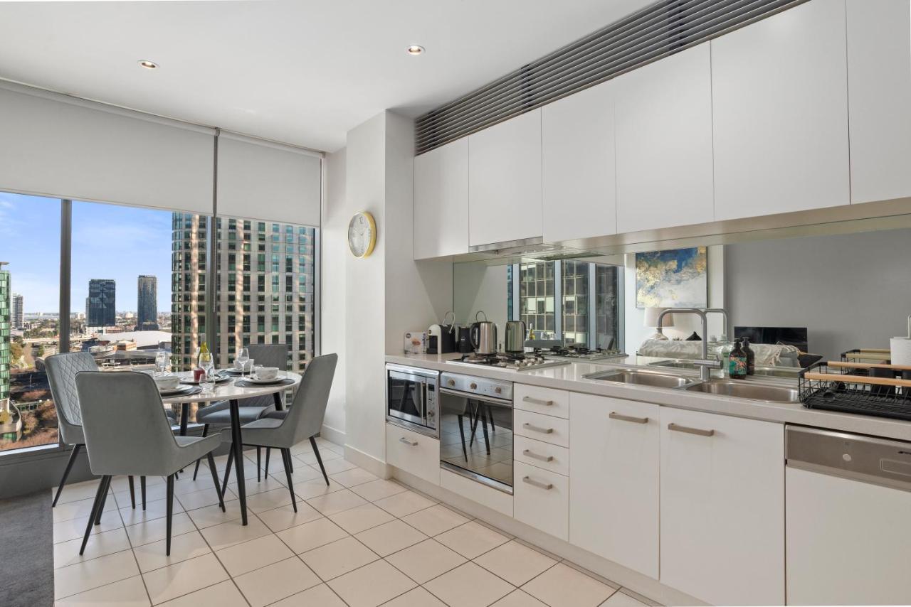 Sophisticated Designer Condo W River & City Views Melbourne Eksteriør bilde
